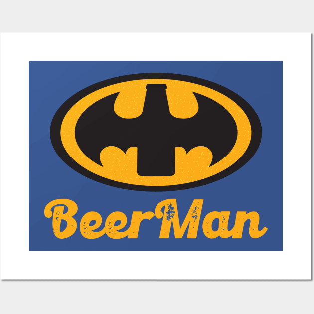 BeerMan Wall Art by CandD